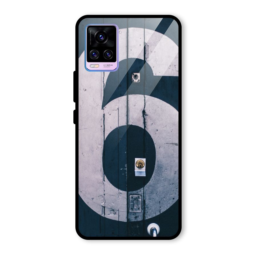 Wooden Six Glass Back Case for Vivo V20 Pro