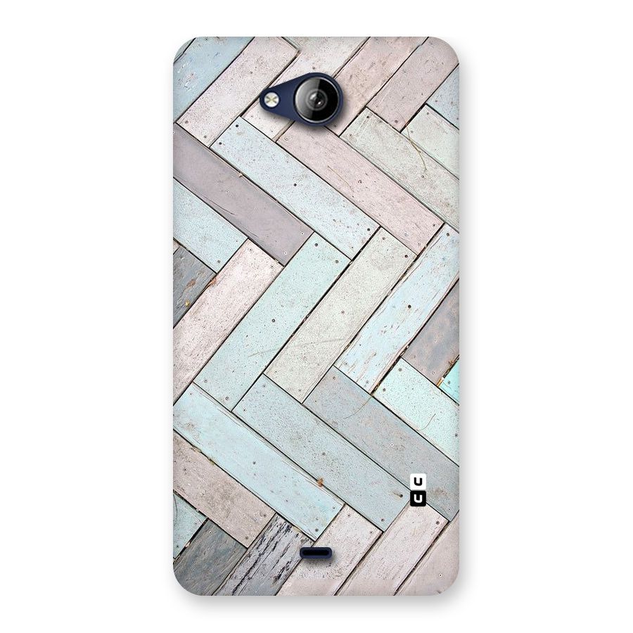 Wooden ZigZag Design Back Case for Canvas Play Q355
