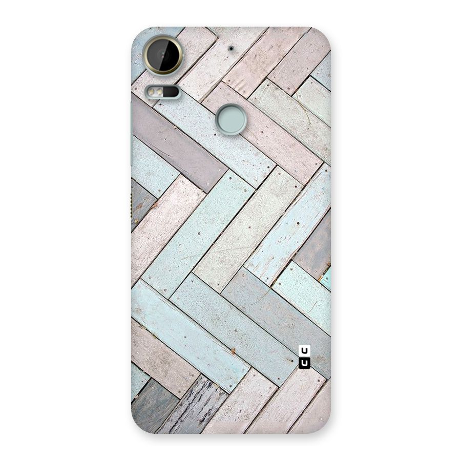 Wooden ZigZag Design Back Case for Desire 10 Pro