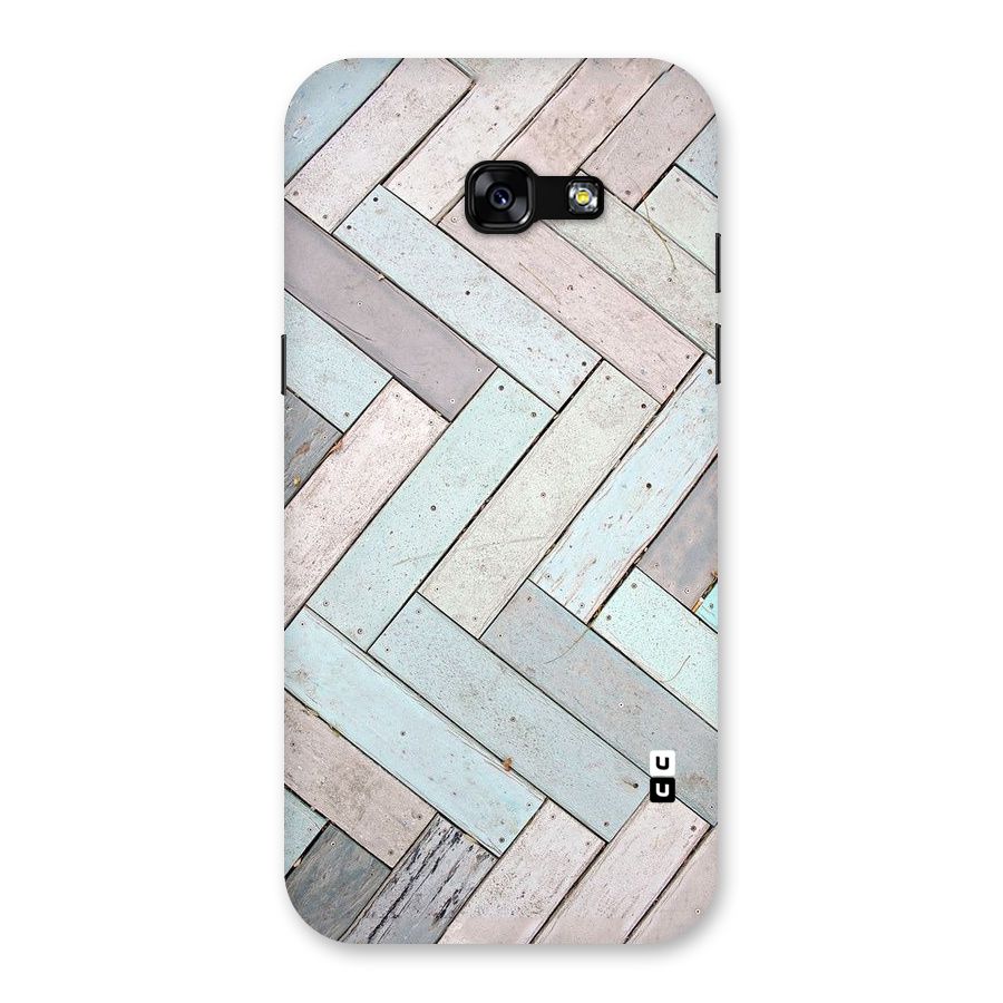 Wooden ZigZag Design Back Case for Galaxy A5 2017