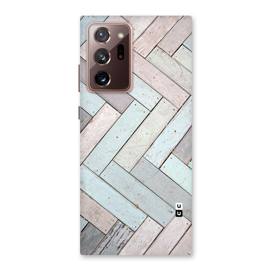 Wooden ZigZag Design Back Case for Galaxy Note 20 Ultra