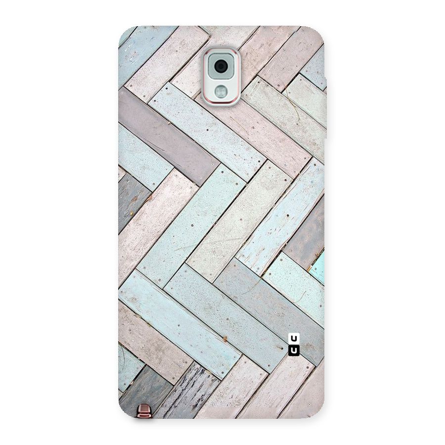 Wooden ZigZag Design Back Case for Galaxy Note 3