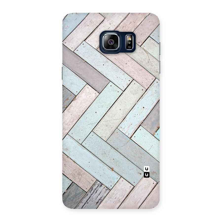 Wooden ZigZag Design Back Case for Galaxy Note 5
