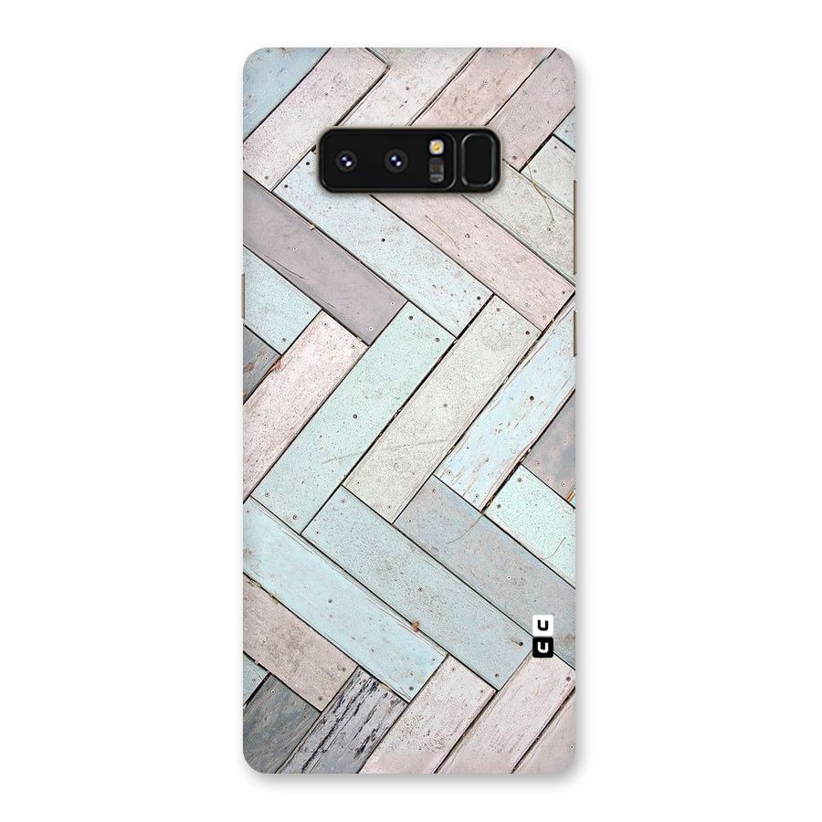 Wooden ZigZag Design Back Case for Galaxy Note 8