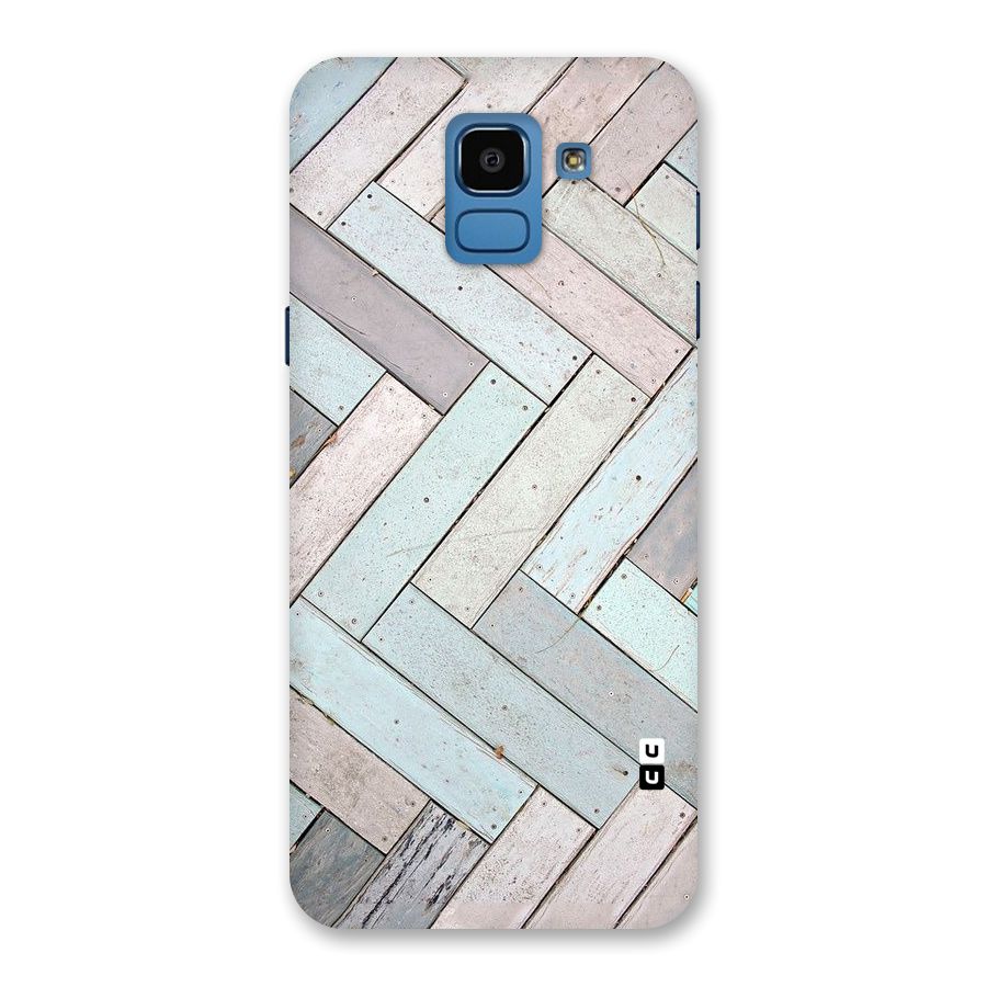 Wooden ZigZag Design Back Case for Galaxy On6