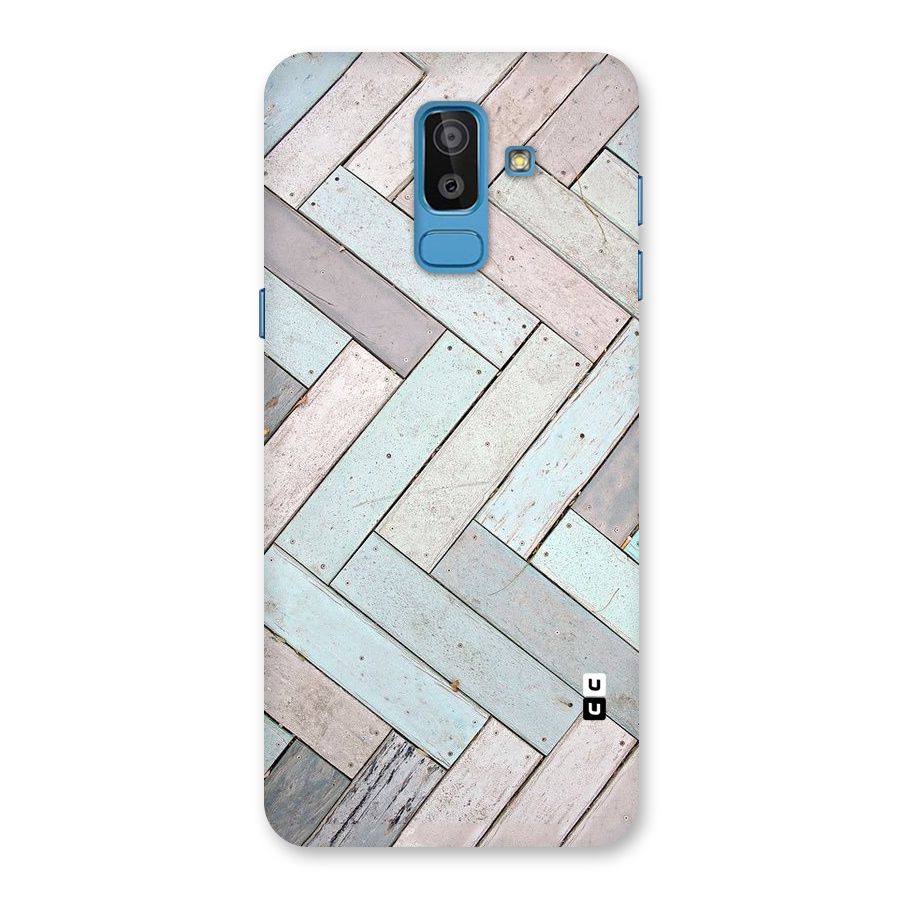 Wooden ZigZag Design Back Case for Galaxy On8 (2018)