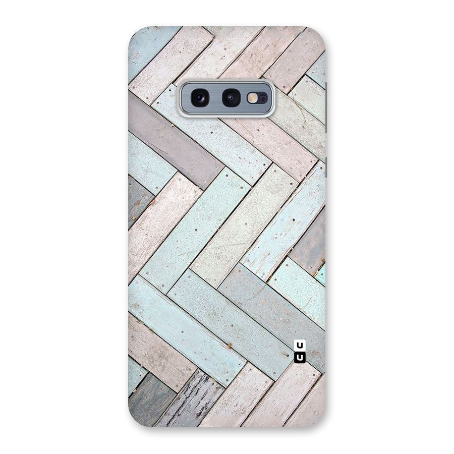 Wooden ZigZag Design Back Case for Galaxy S10e