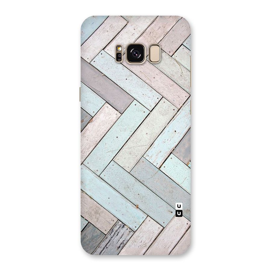 Wooden ZigZag Design Back Case for Galaxy S8 Plus