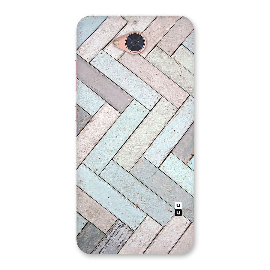 Wooden ZigZag Design Back Case for Gionee S6 Pro