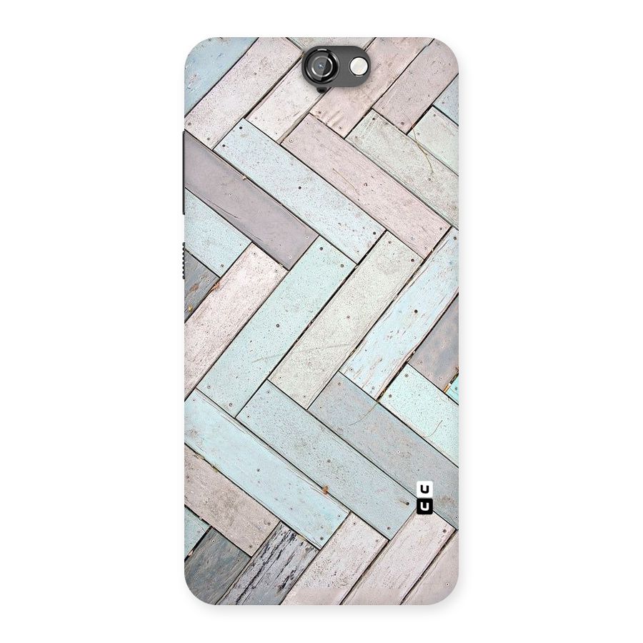Wooden ZigZag Design Back Case for HTC One A9