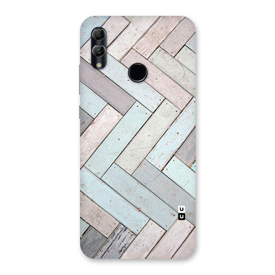Wooden ZigZag Design Back Case for Honor 10 Lite