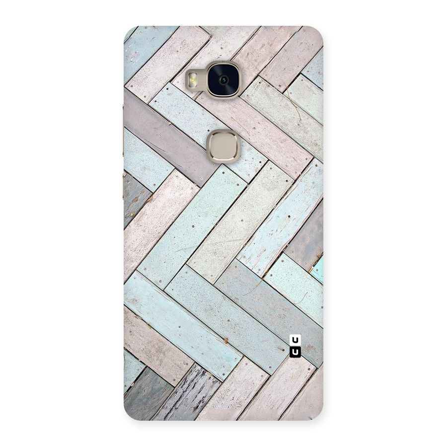 Wooden ZigZag Design Back Case for Huawei Honor 5X