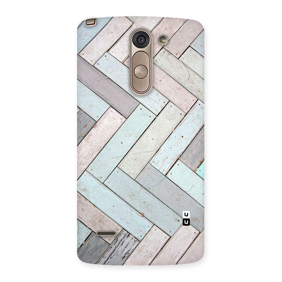 Wooden ZigZag Design Back Case for LG G3 Stylus