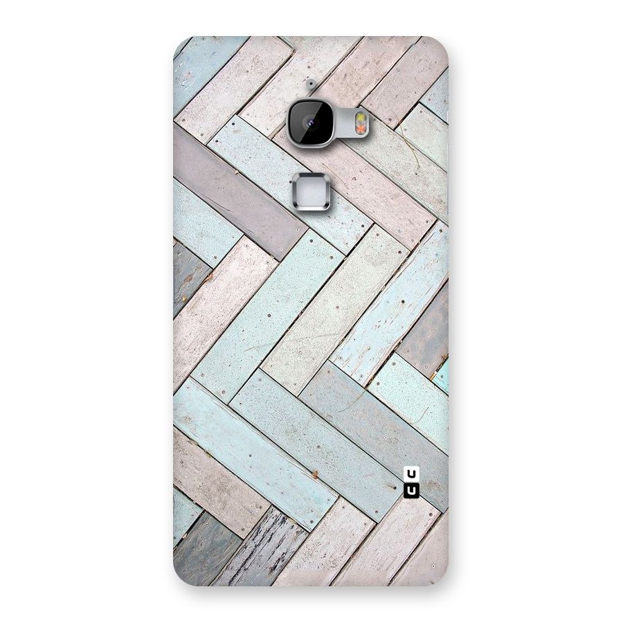 Wooden ZigZag Design Back Case for LeTv Le Max