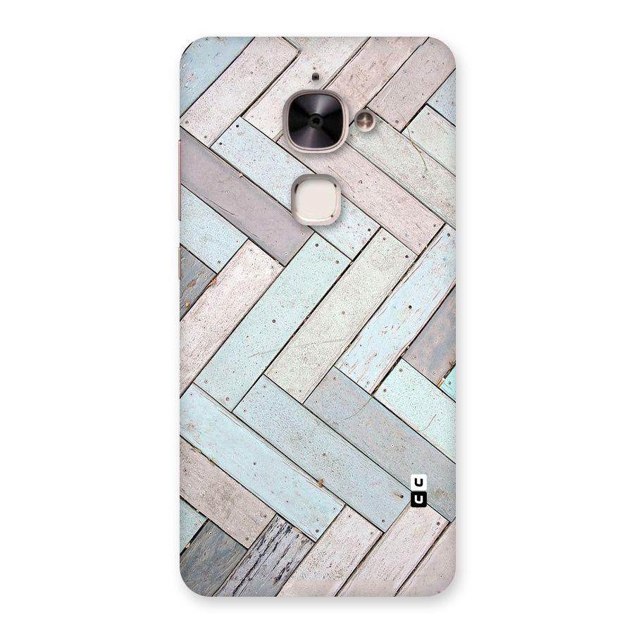 Wooden ZigZag Design Back Case for Le 2