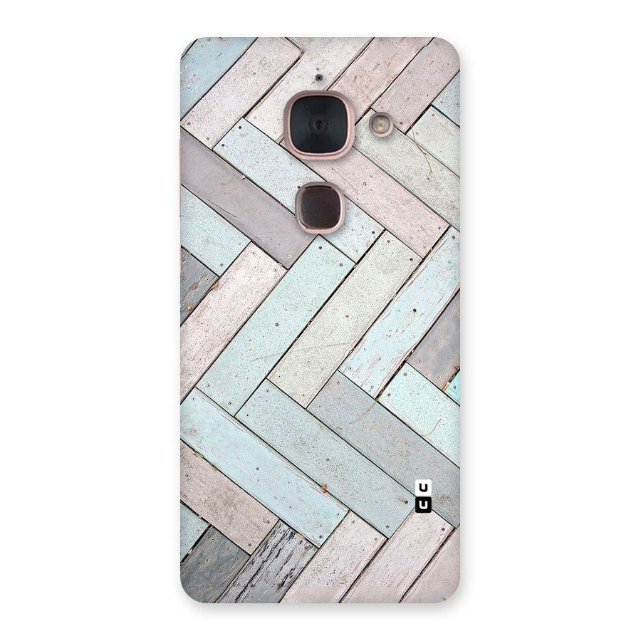 Wooden ZigZag Design Back Case for Le Max 2