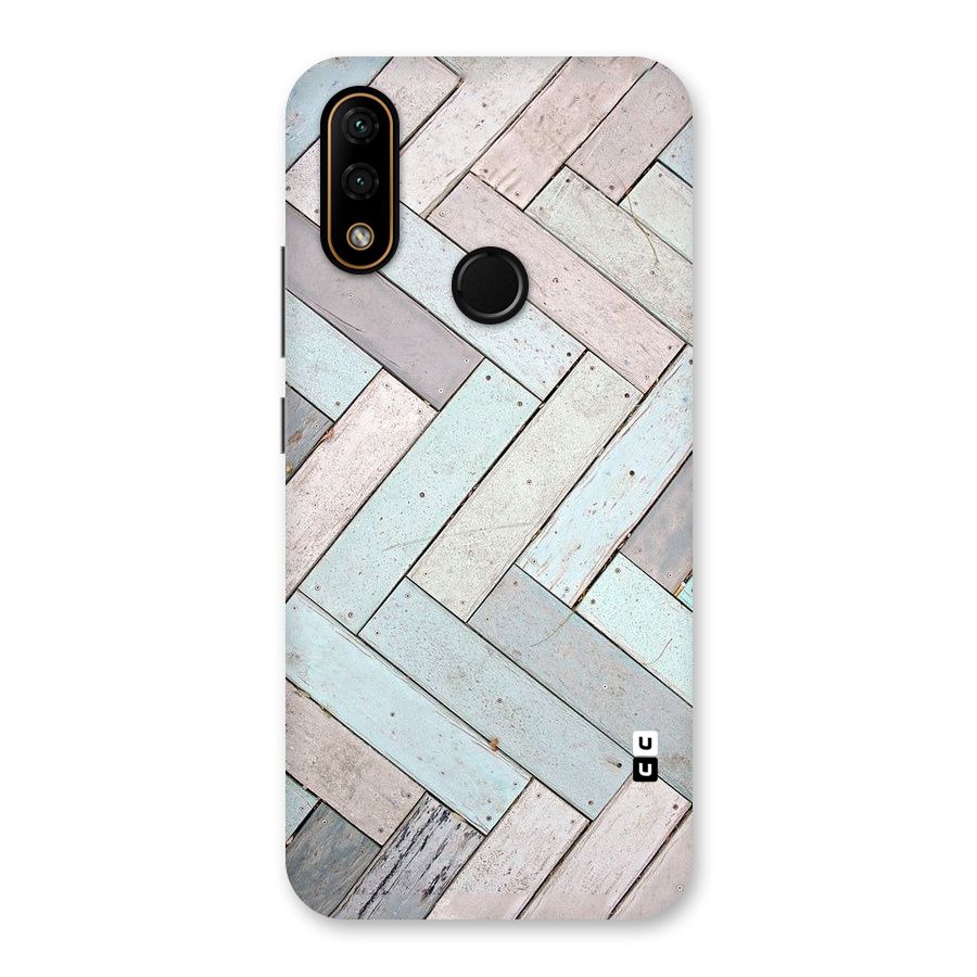 Wooden ZigZag Design Back Case for Lenovo A6 Note