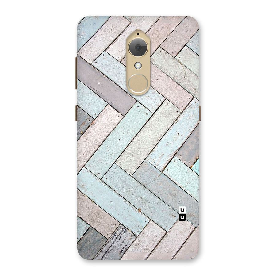 Wooden ZigZag Design Back Case for Lenovo K8