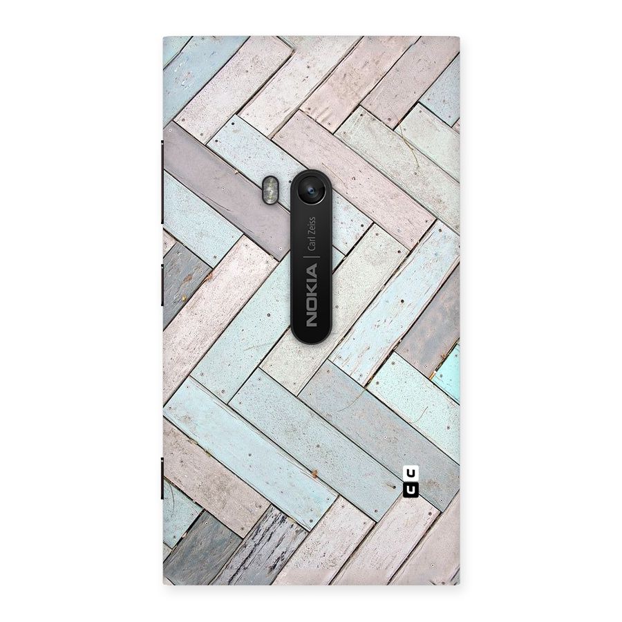 Wooden ZigZag Design Back Case for Lumia 920
