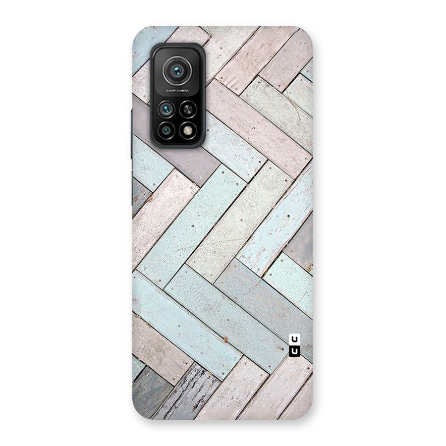 Wooden ZigZag Design Back Case for Mi 10T Pro 5G