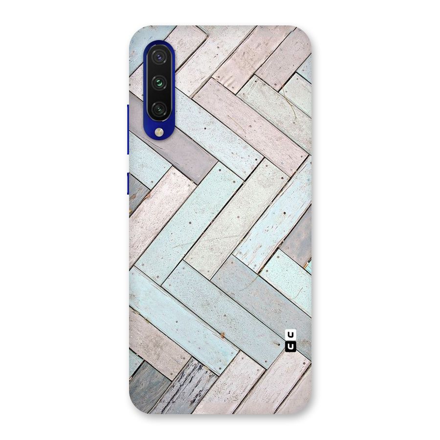 Wooden ZigZag Design Back Case for Mi A3