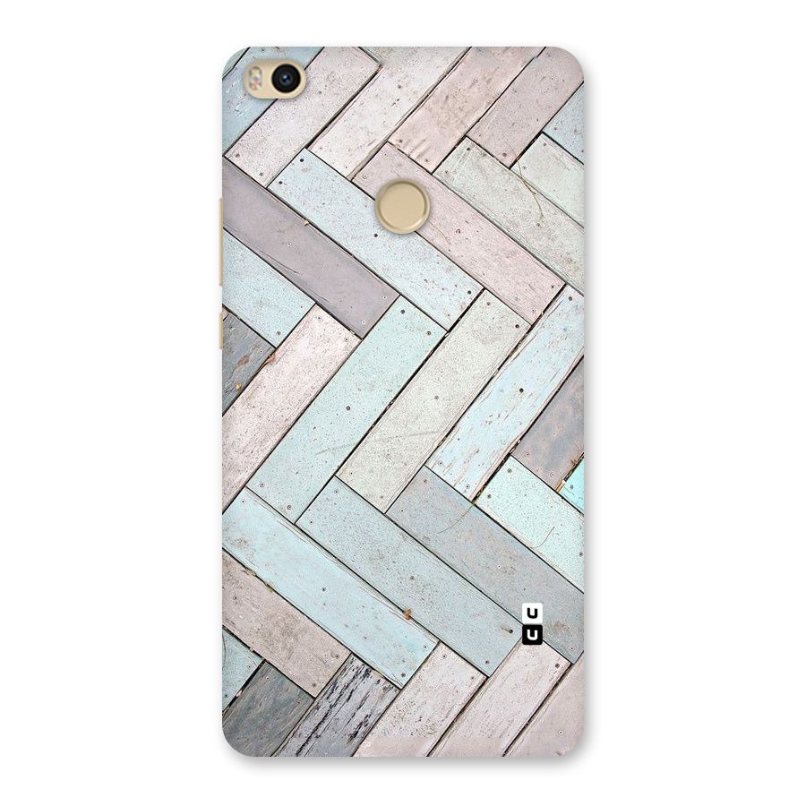 Wooden ZigZag Design Back Case for Mi Max 2