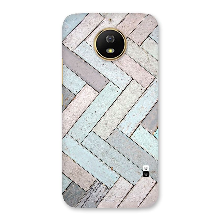 Wooden ZigZag Design Back Case for Moto G5s