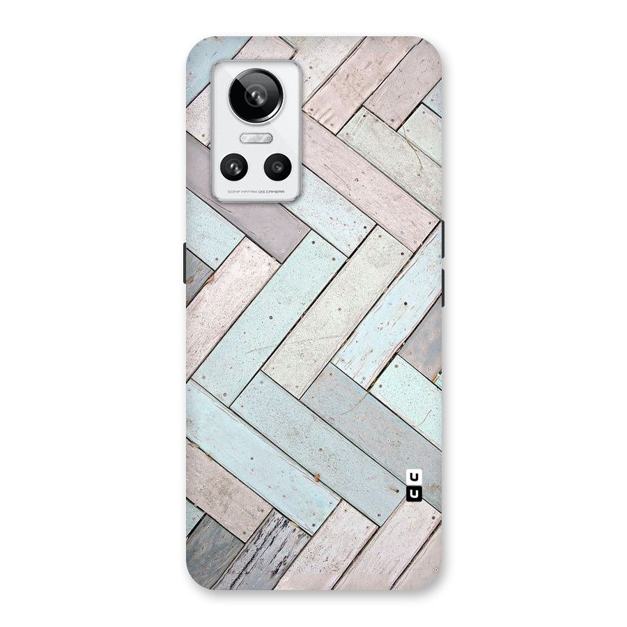 Wooden ZigZag Design Back Case for Realme GT Neo 3