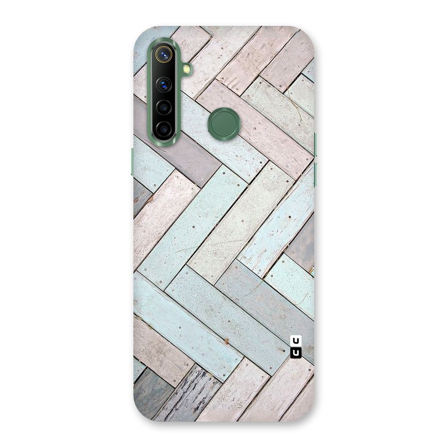 Wooden ZigZag Design Back Case for Realme Narzo 10