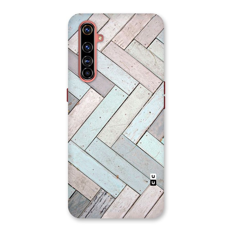 Wooden ZigZag Design Back Case for Realme X50 Pro