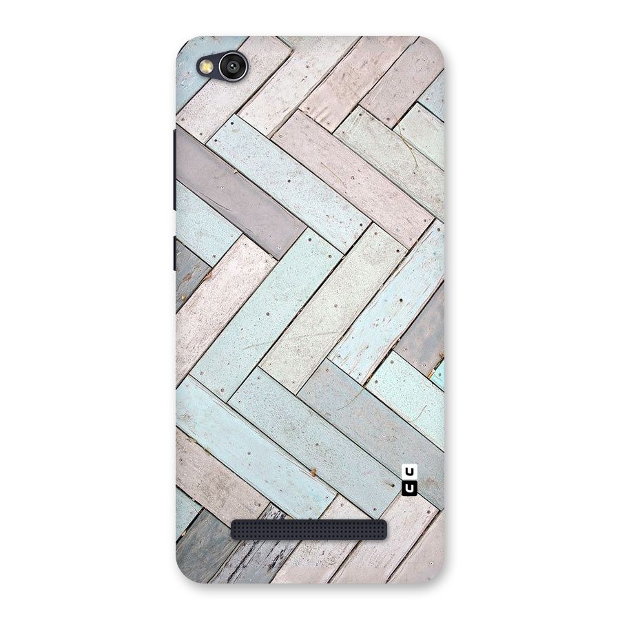 Wooden ZigZag Design Back Case for Redmi 4A