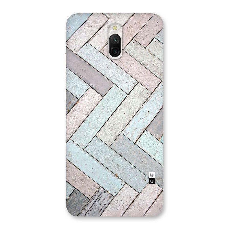 Wooden ZigZag Design Back Case for Redmi 8A Dual