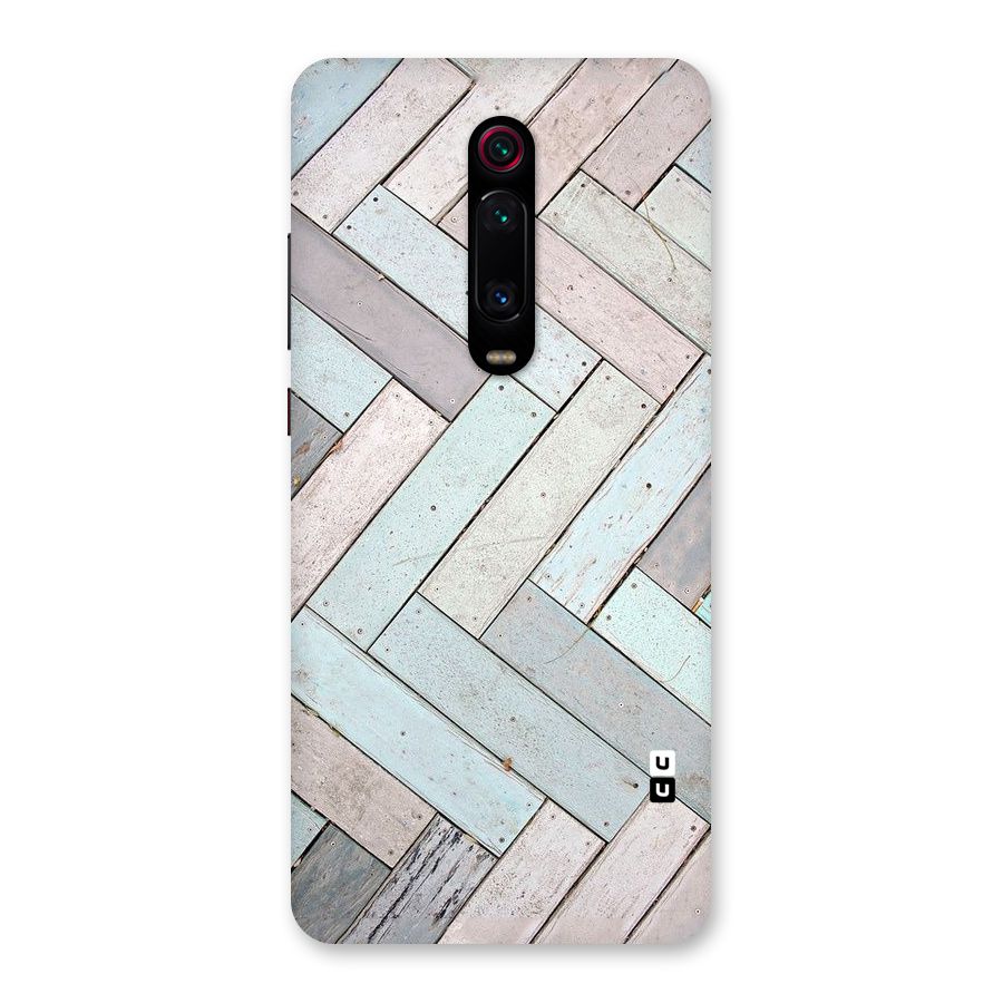 Wooden ZigZag Design Back Case for Redmi K20