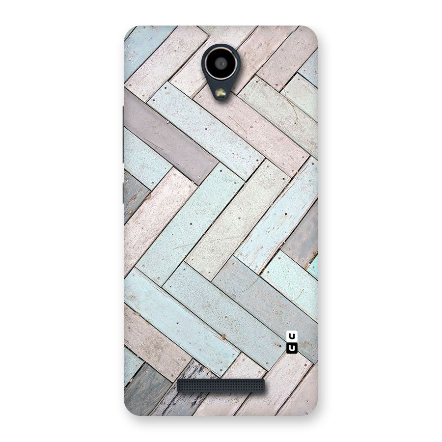 Wooden ZigZag Design Back Case for Redmi Note 2