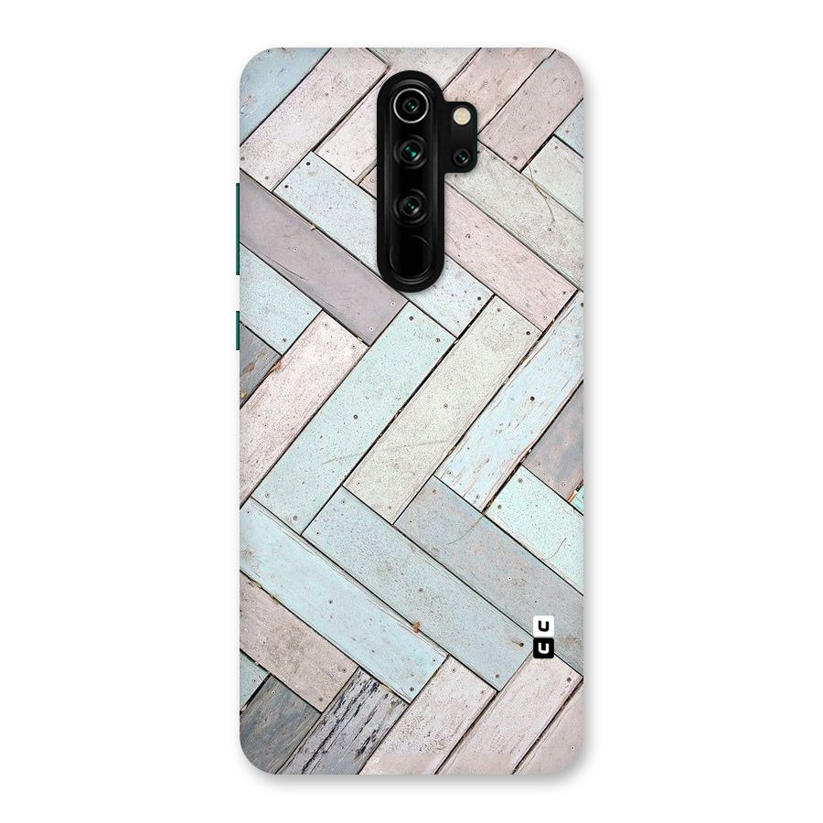 Wooden ZigZag Design Back Case for Redmi Note 8 Pro