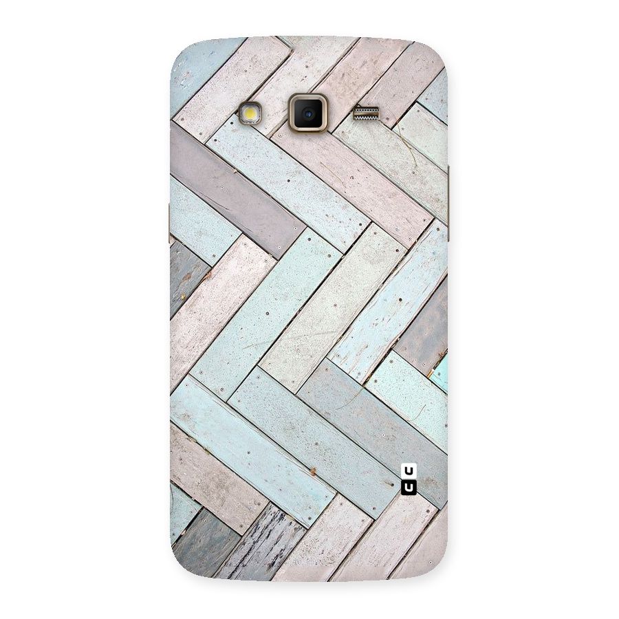 Wooden ZigZag Design Back Case for Samsung Galaxy Grand 2