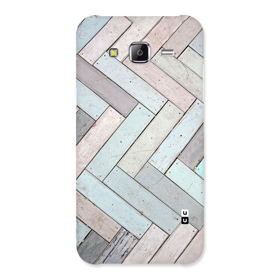 Wooden ZigZag Design Back Case for Samsung Galaxy J2 Prime