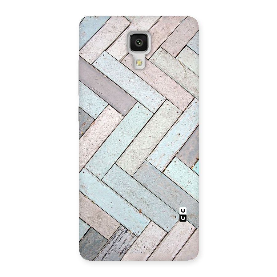 Wooden ZigZag Design Back Case for Xiaomi Mi 4