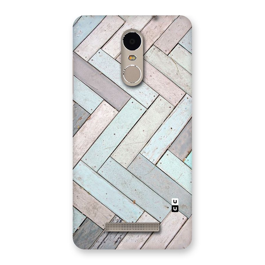 Wooden ZigZag Design Back Case for Xiaomi Redmi Note 3