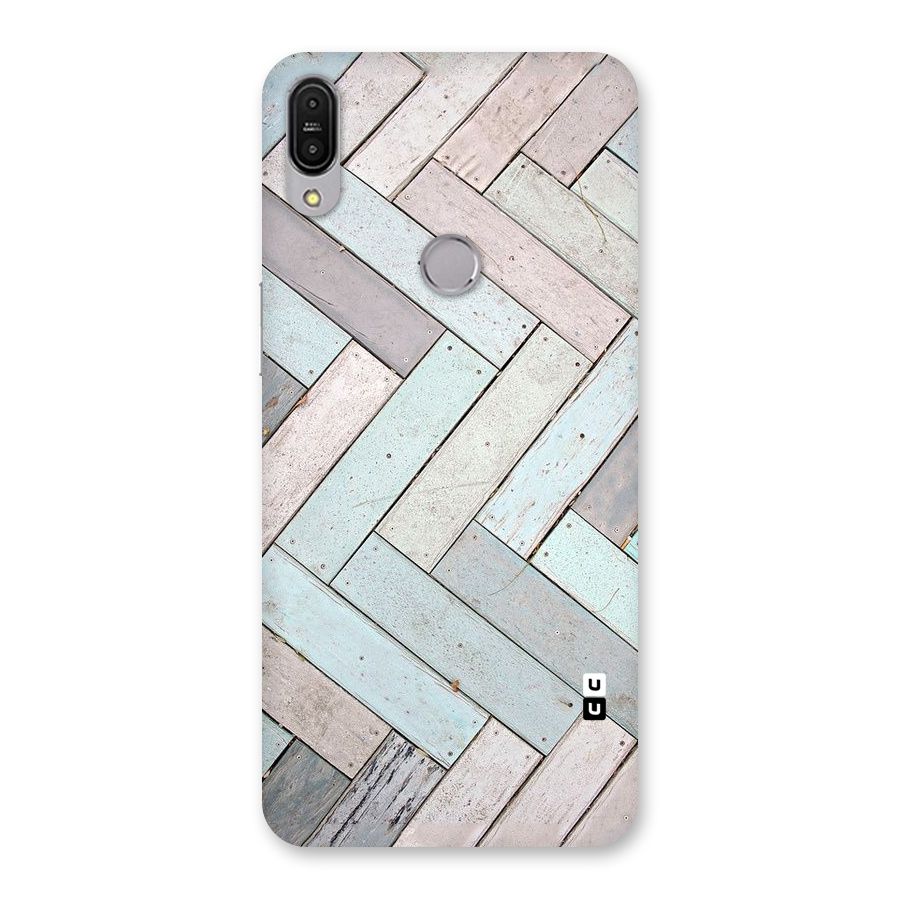 Wooden ZigZag Design Back Case for Zenfone Max Pro M1
