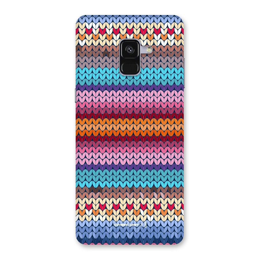 Woolen Back Case for Galaxy A8 Plus
