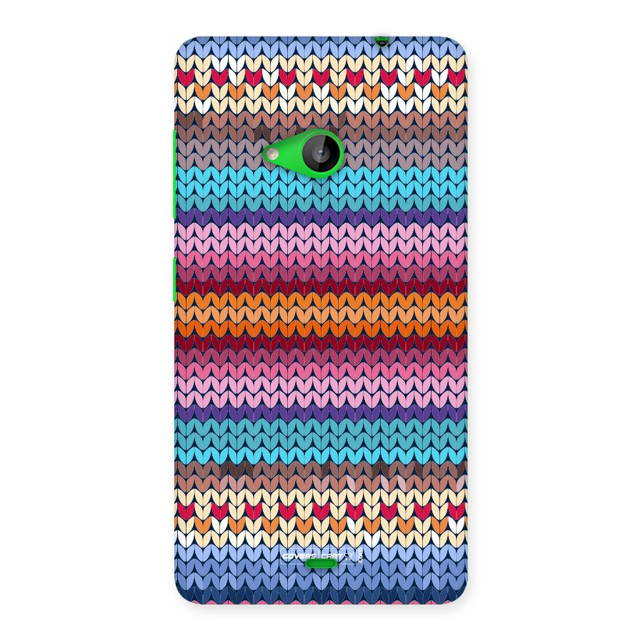 Woolen Back Case for Lumia 535