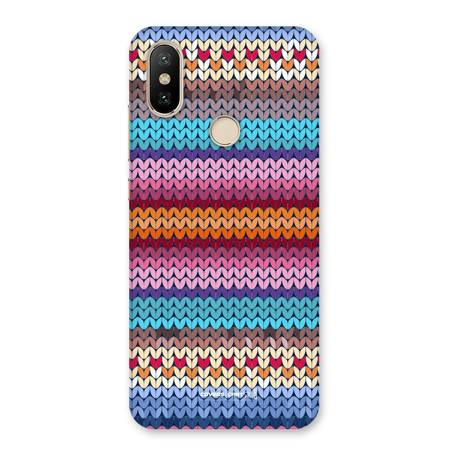 Woolen Back Case for Mi A2