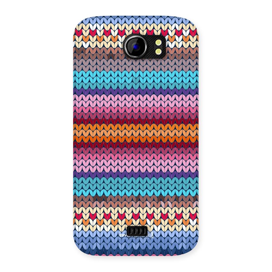 Woolen Back Case for Micromax Canvas 2 A110