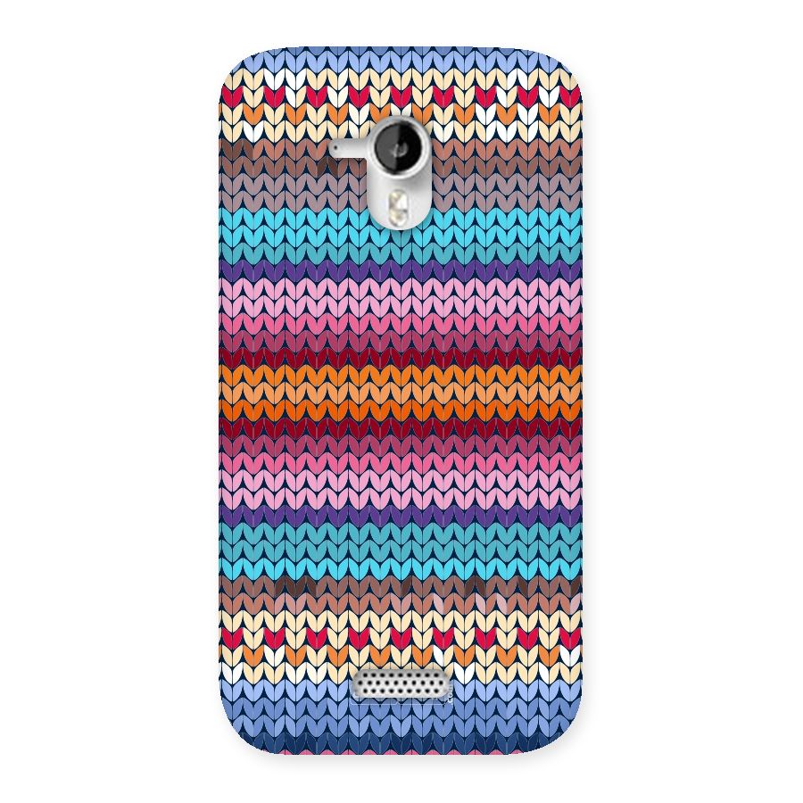 Woolen Back Case for Micromax Canvas HD A116