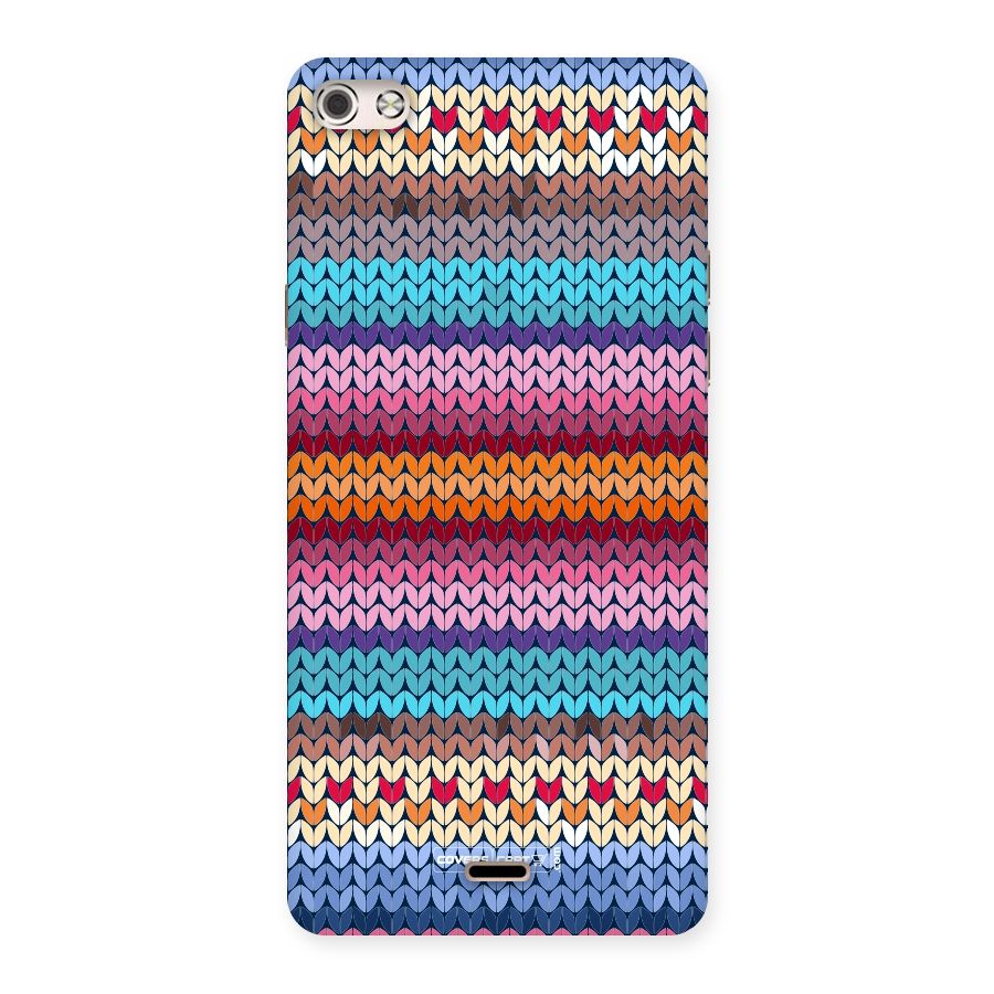 Woolen Back Case for Micromax Canvas Silver 5