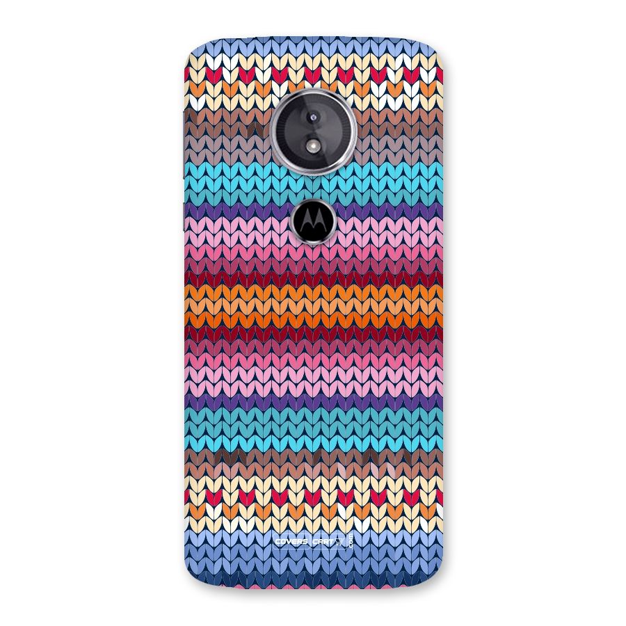 Woolen Back Case for Moto E5