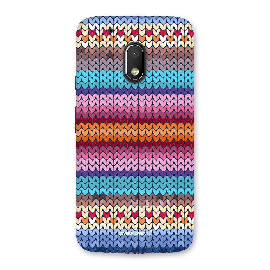 Woolen Back Case for Moto G4 Play