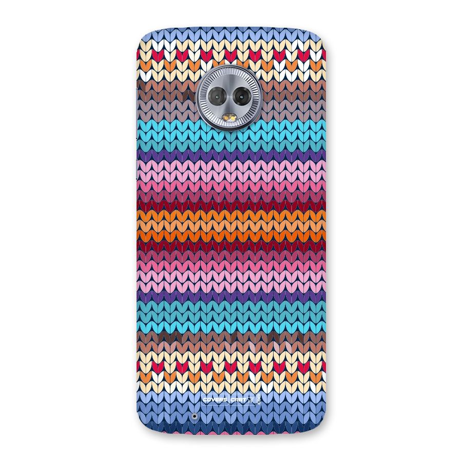Woolen Back Case for Moto G6