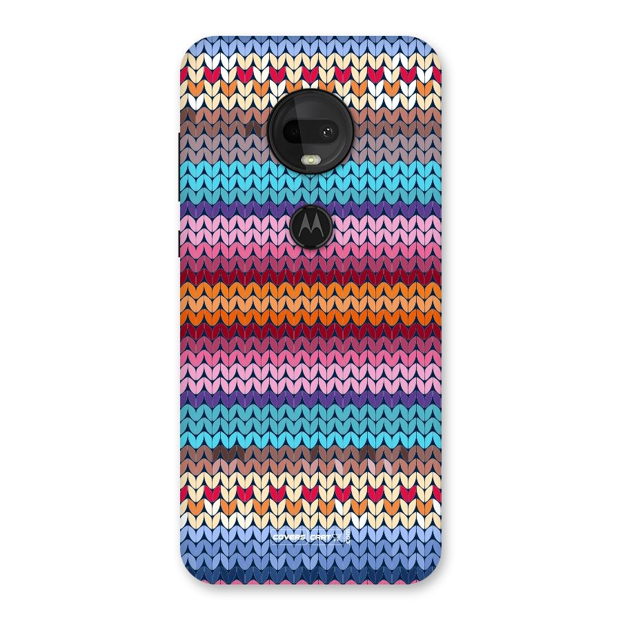 Woolen Back Case for Moto G7